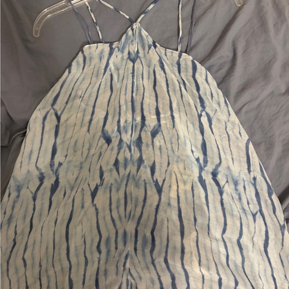 Lovestitch Indigo and White Sheer Dress NWT size M/L - Picture 5 of 6